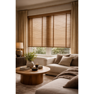 Wooden horizontal blinds PREMIUM 50 mm