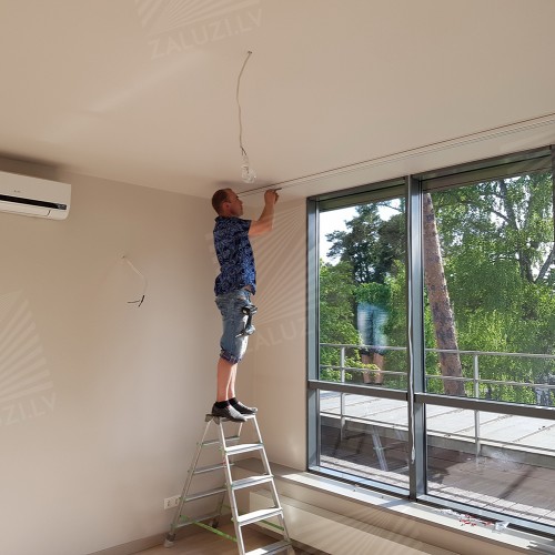 Curtain tracks and rods