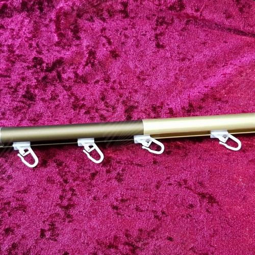 Curtain tracks and rods