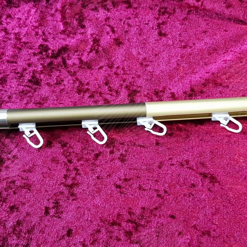 Curtain tracks and rods