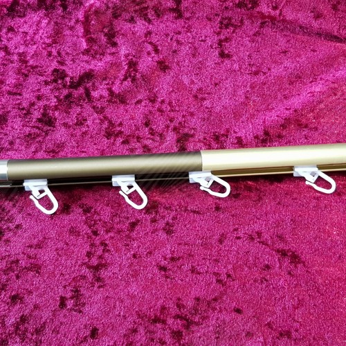 Curtain tracks and rods