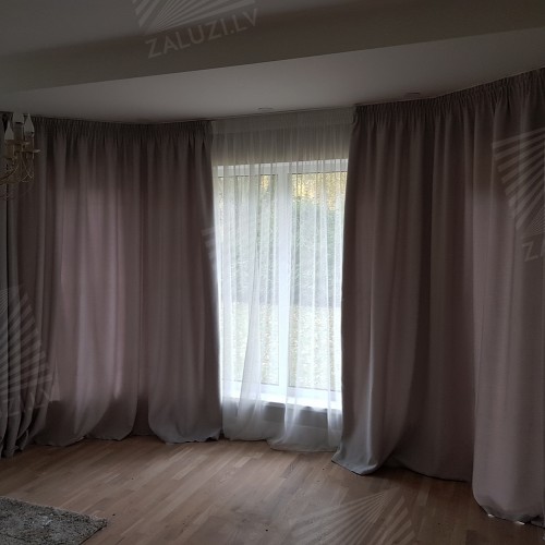 Curtain tracks and rods