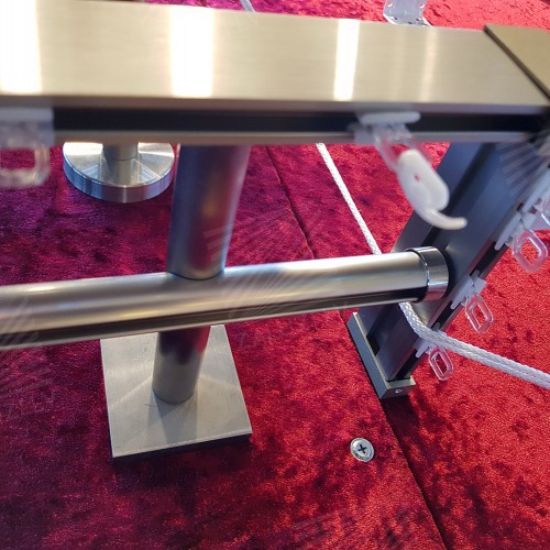 Curtain tracks and rods