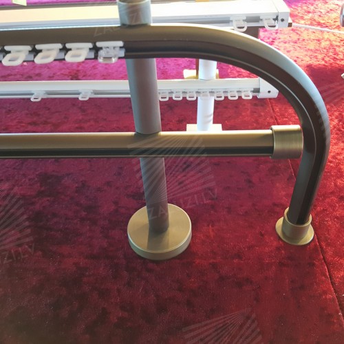 Curtain tracks and rods