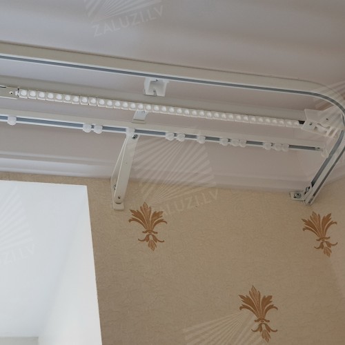 Curtain tracks and rods