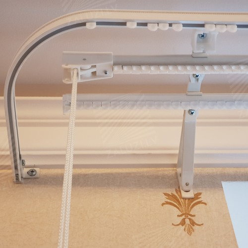 Curtain tracks and rods