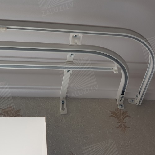 Curtain tracks and rods