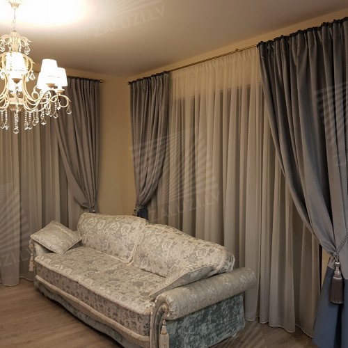 Curtain tracks and rods