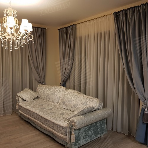 Curtain tracks and rods