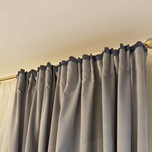 Curtain tracks and rods
