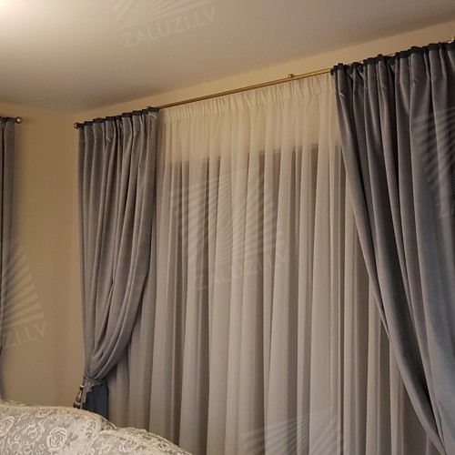 Curtain tracks and rods