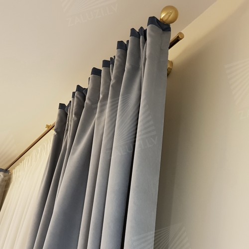 Curtain tracks and rods