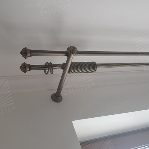 Curtain tracks and rods