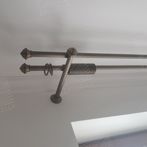 Curtain tracks and rods