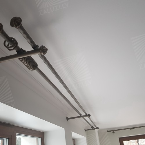 Curtain tracks and rods