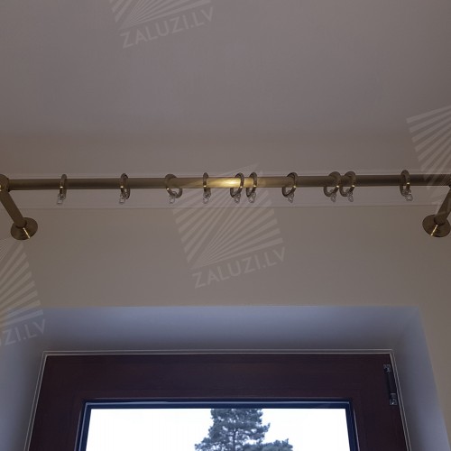 Curtain tracks and rods