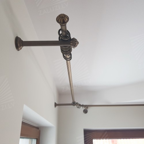 Curtain tracks and rods