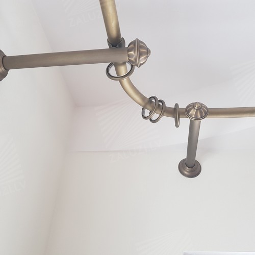 Curtain tracks and rods