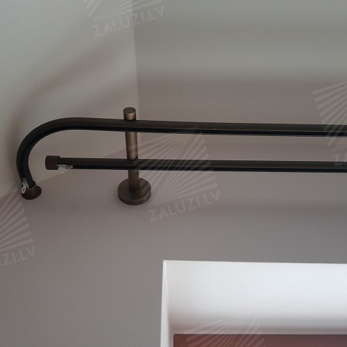 Curtain tracks and rods