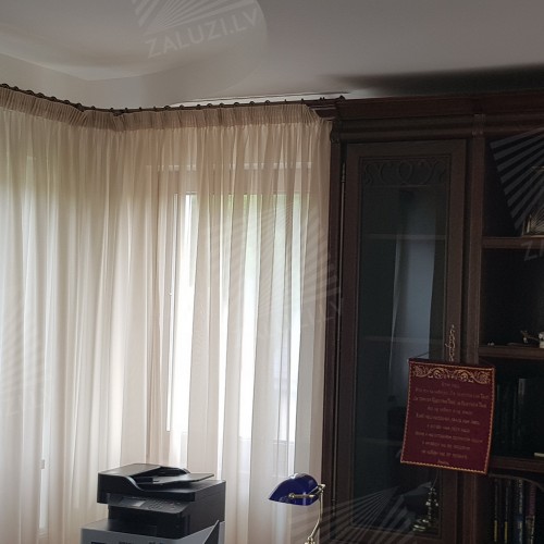 Curtain tracks and rods