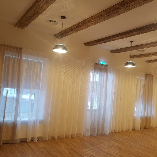 Curtain tracks and rods