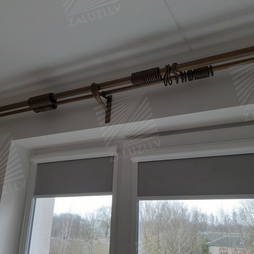 Curtain tracks and rods