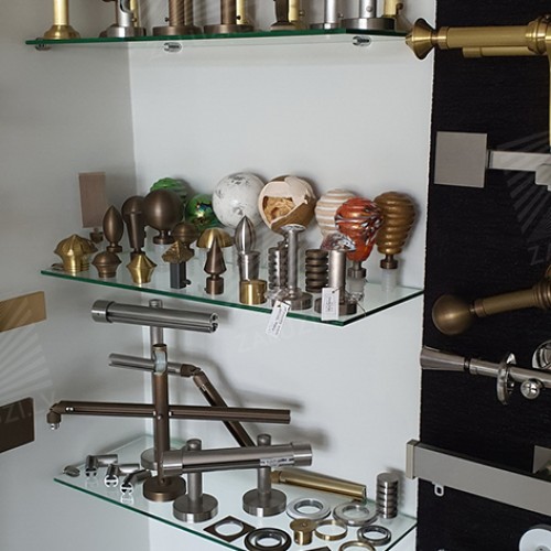 Curtain tracks and rods