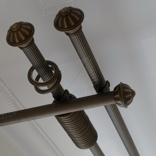 Curtain tracks and rods