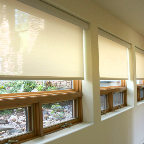 Rullo kasēšu žalūzijas