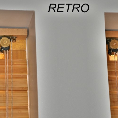 Horizontal wooden blinds