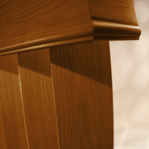 Horizontal wooden blinds