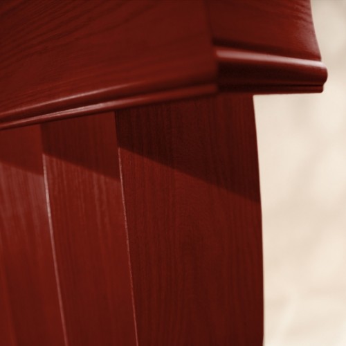 Horizontal wooden blinds