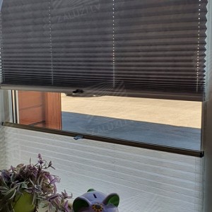 Pleated blinds