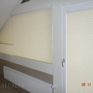 Pleated blinds