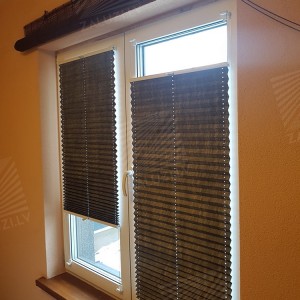 Pleated blinds