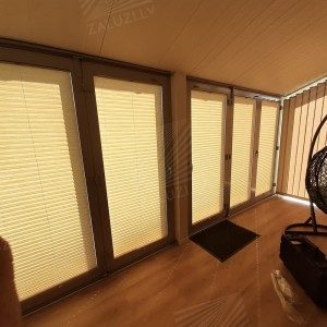 Pleated blinds