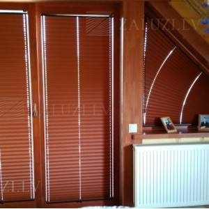 Pleated blinds