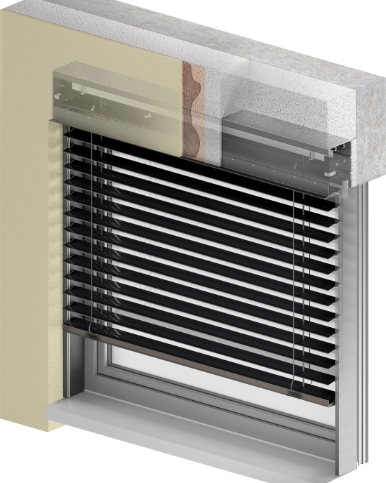 Facade blinds (venetian) blinds Z 90 BOX