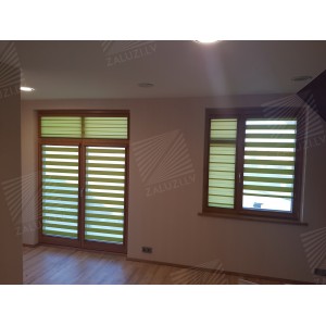 Diena nakts kasešu žalūzijas