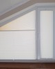 Pleated blinds for non-standard shaped openings and windows