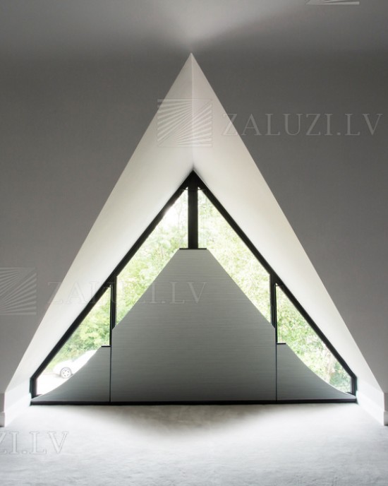 Pleated blinds for non-standard shaped openings and windows