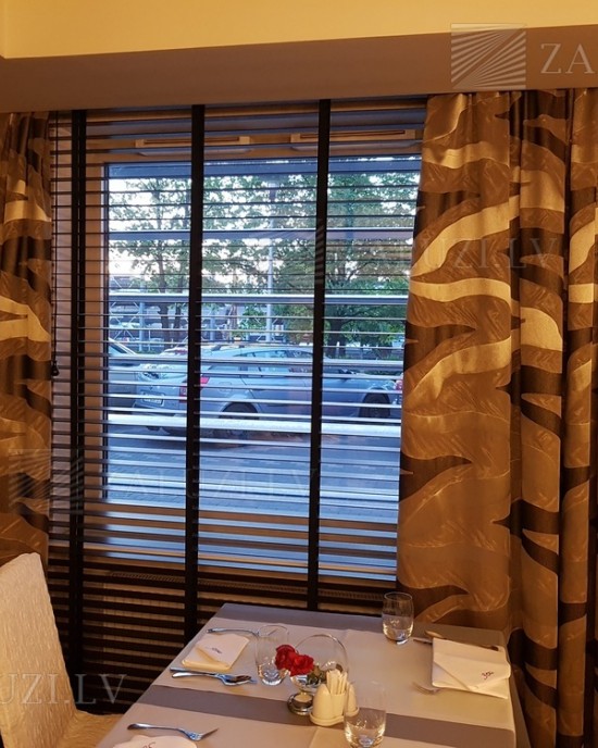 Venetian blinds -> Wooden blinds 50 mm  | ZALUZI.lv