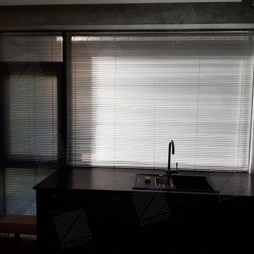 Horizontal aluminum blinds