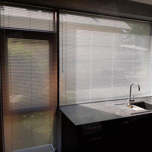 Horizontal aluminum blinds