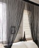 STRING CURTAIN BLACK RAINBOW 